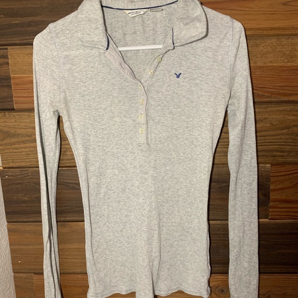 Grey American Eagle long sleeve - Picture 1 of 3